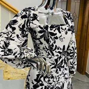 Custom made dress w/ side slit